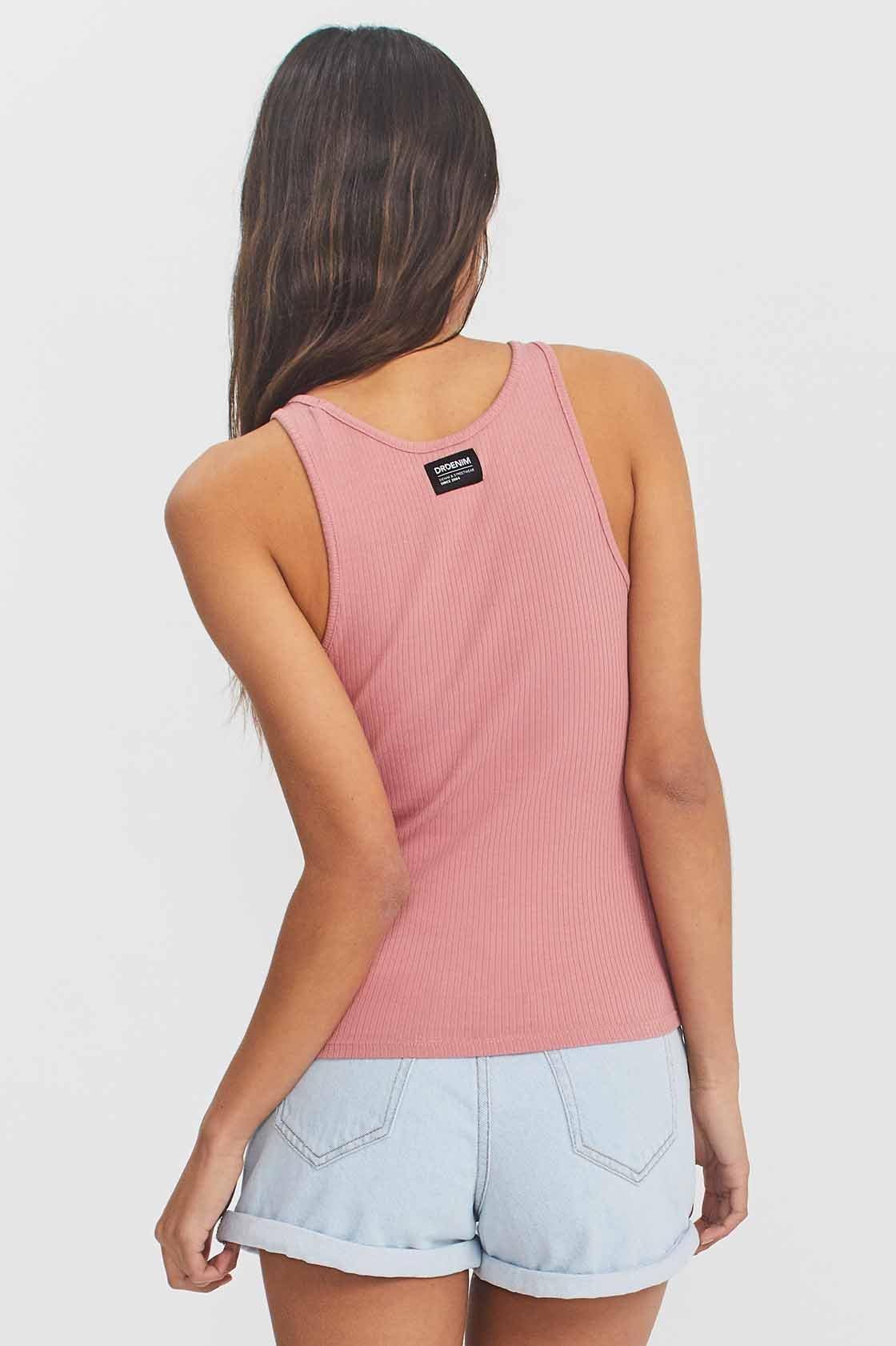 Bianca Singlet Rose Blush - Dr Denim Jeans - Australia & NZ