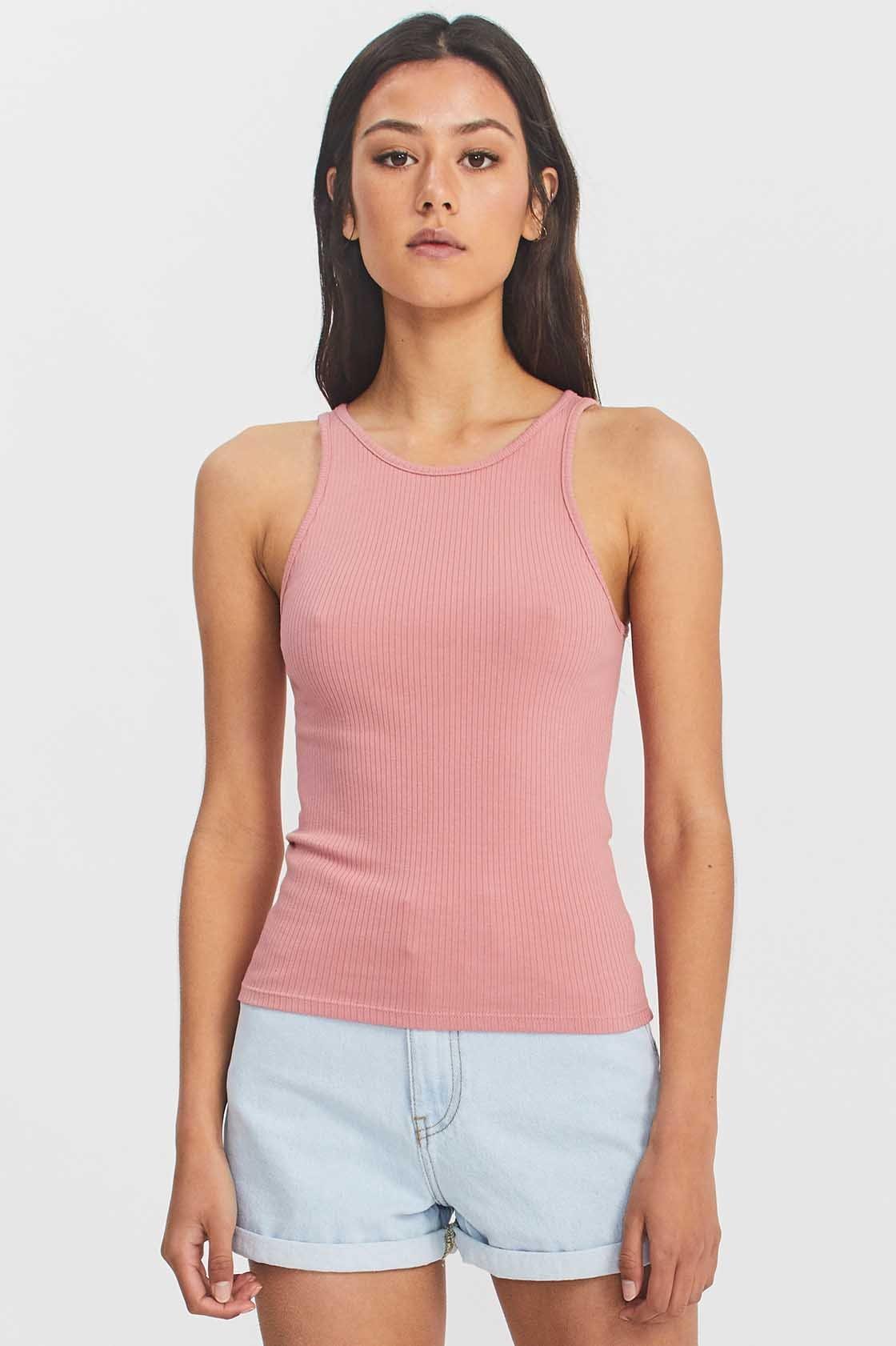 Bianca Singlet Rose Blush - Dr Denim Jeans - Australia & NZ