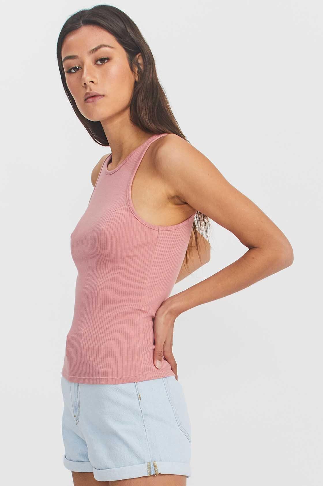 Bianca Singlet Rose Blush - Dr Denim Jeans - Australia & NZ