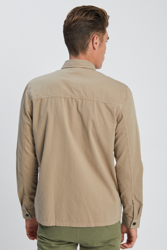 Cade Shirt  - Khaki - Dr Denim Jeans - Australia & NZ
