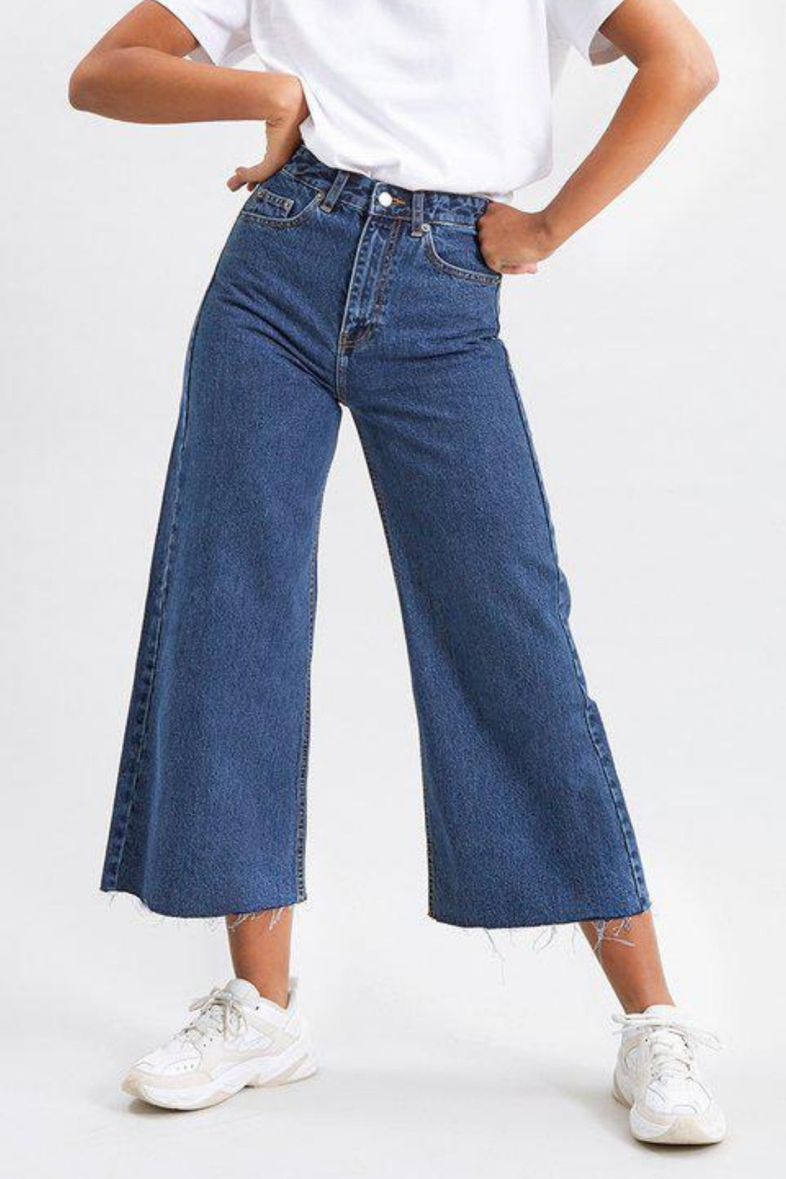 Aiko Wide Leg Jeans Dark Glacier Blue Dr Denim Jeans Australia