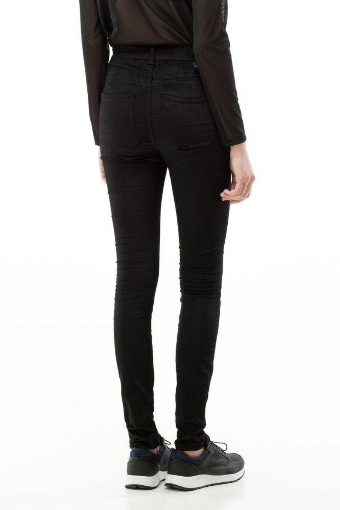 Plenty Jeans - Deep Black Velvet - Dr Denim Jeans - Australia & NZ