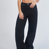 Donna Baggy Jeans - Black