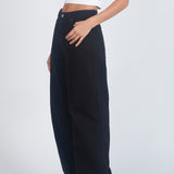 Donna Baggy Jeans - Black