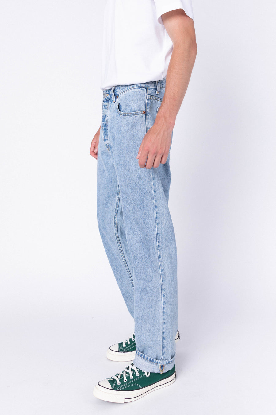 Men's Straight Jeans, Light blue
