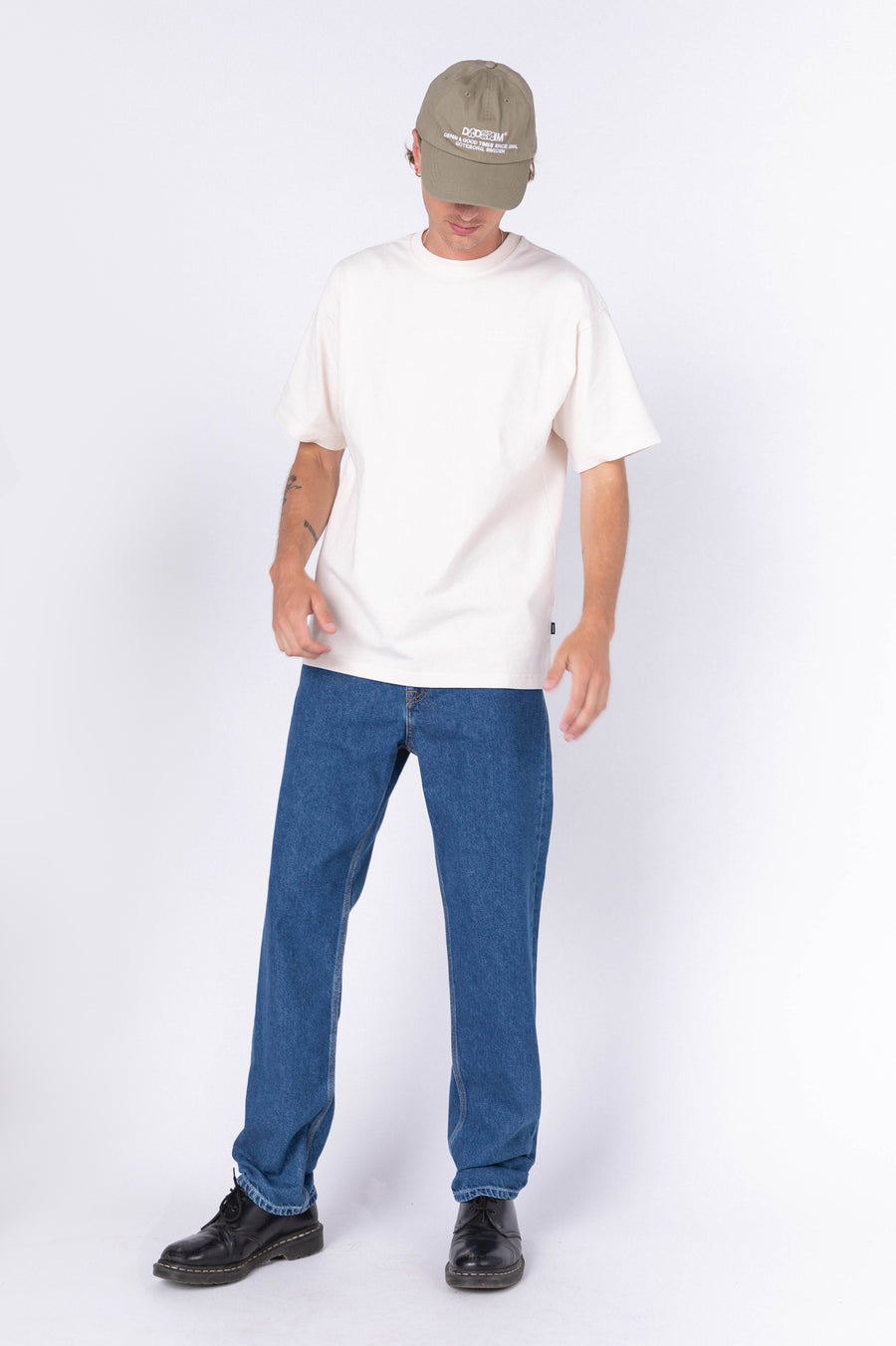 Dash Worker Jeans - Pebble Mid Retro - Final Sale