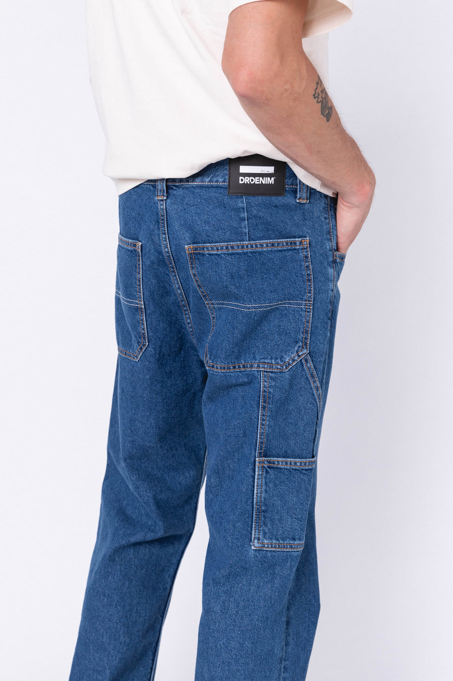 Dash Worker Jeans - Pebble Mid Retro - Final Sale