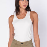 Demi Singlet - White Sand