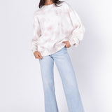 Fergie Sweatshirt - Pink Tie Dye - Final Sale