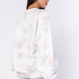Fergie Sweatshirt - Pink Tie Dye - Final Sale