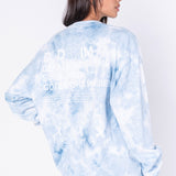 Lily Long Sleeve - Blue Tie Dye