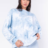 Lily Long Sleeve - Blue Tie Dye
