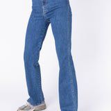 Moxy Straight Jeans - Pyke Plain Dark Blue