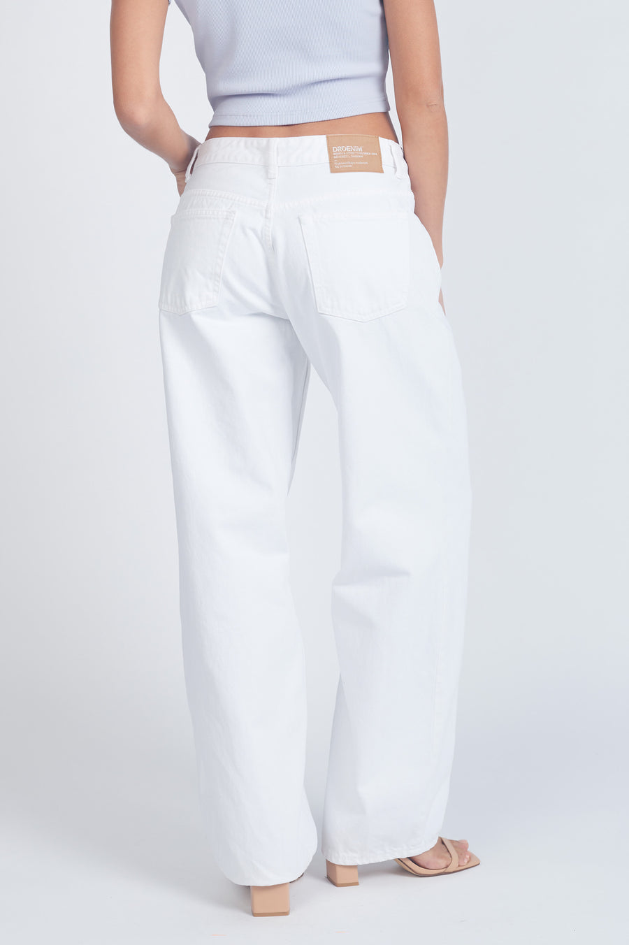 Hill Low Jeans - White