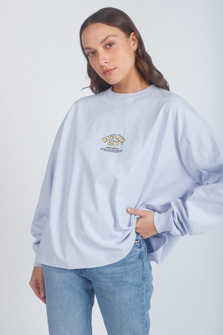 Lily Long Sleeve - Aster Haze Happy Club