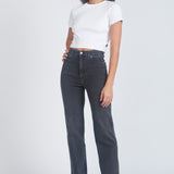 Moxy Straight Jeans - Dark Grey Mist
