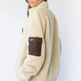 Unisex Piper Pile Jacket Light Khaki