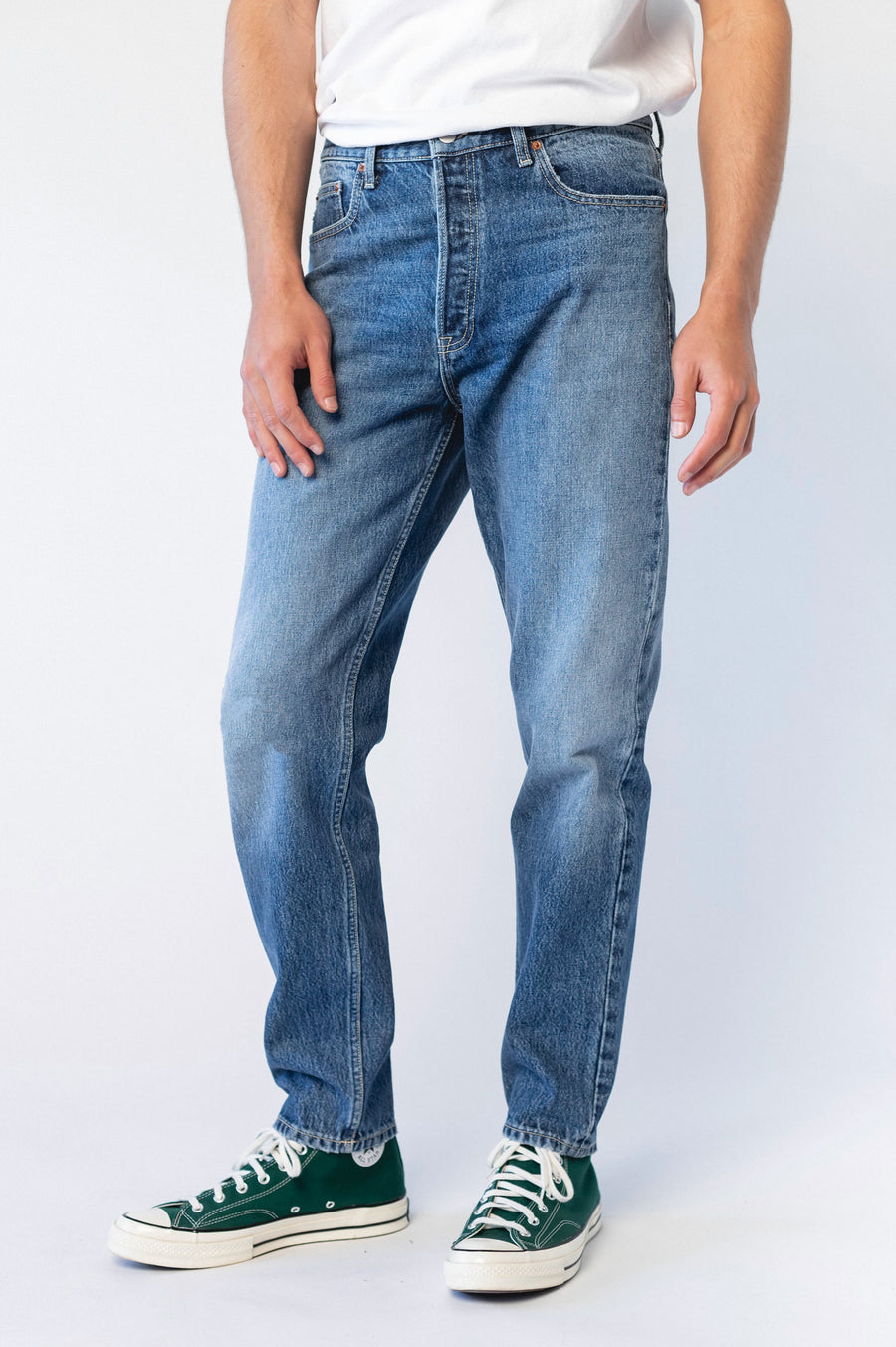 Rush Tapered Jeans - Blue Jay Mid Worn