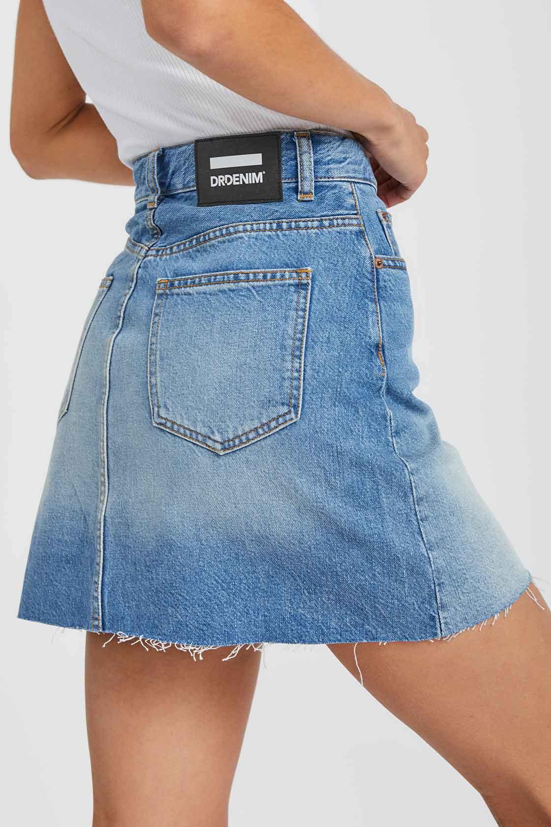 Echo Skirt Empress Blue - Dr Denim Jeans - Australia & NZ