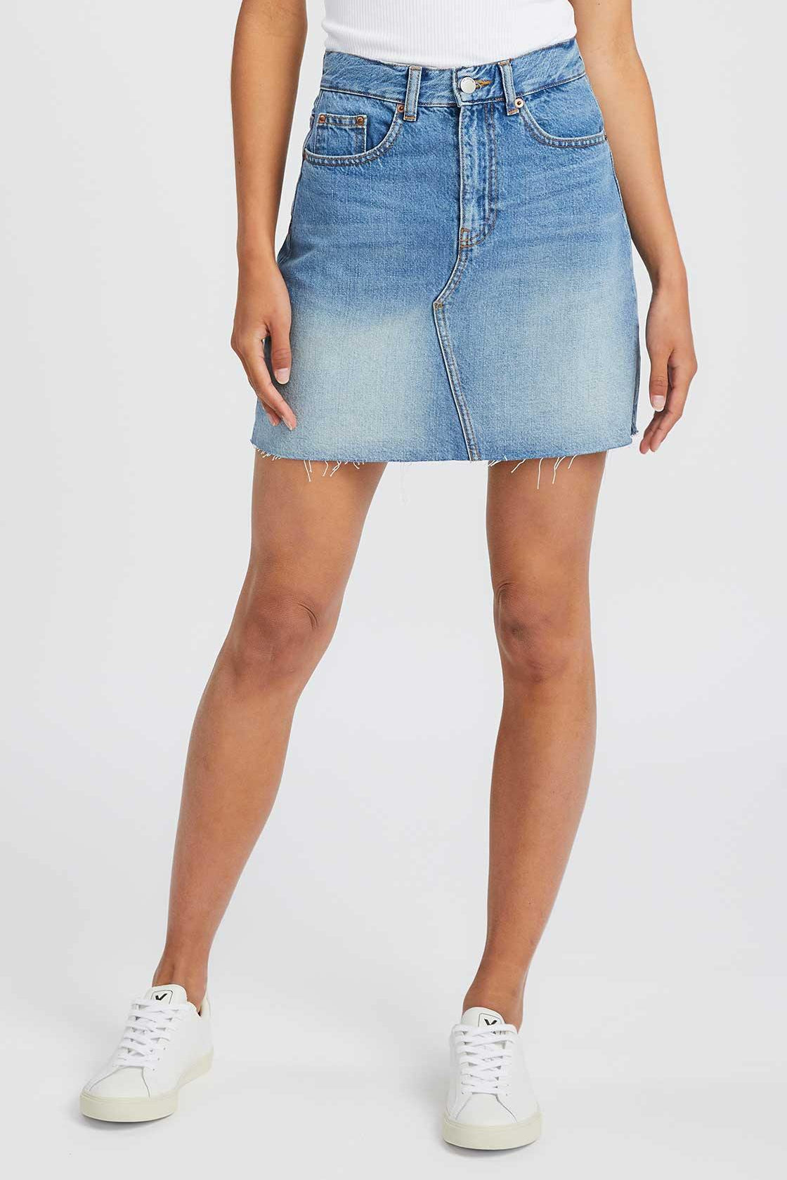 Echo Skirt Empress Blue - Dr Denim Jeans - Australia & NZ