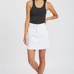 Echo Skirt White - Dr Denim Jeans - Australia & NZ