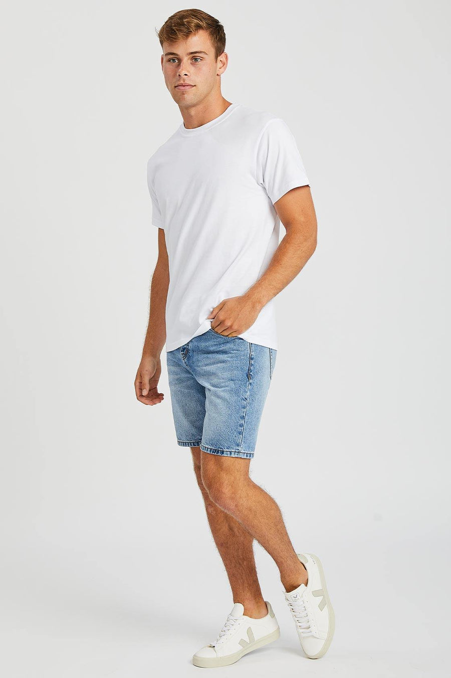 Bay Shorts Light Blue Wash - Dr Denim Jeans - Australia & NZ