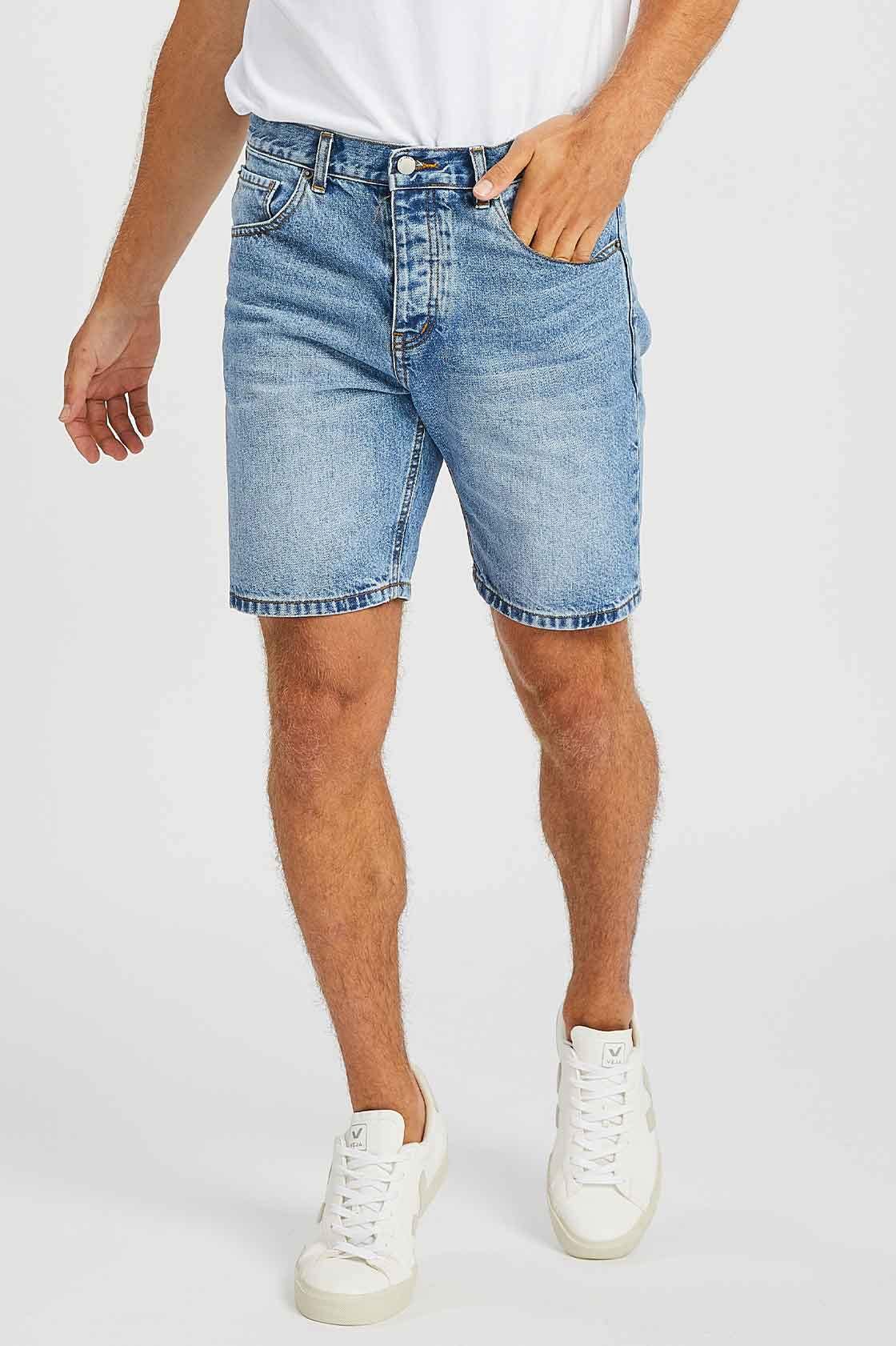 Bay Shorts Light Blue Wash - Dr Denim Jeans - Australia & NZ
