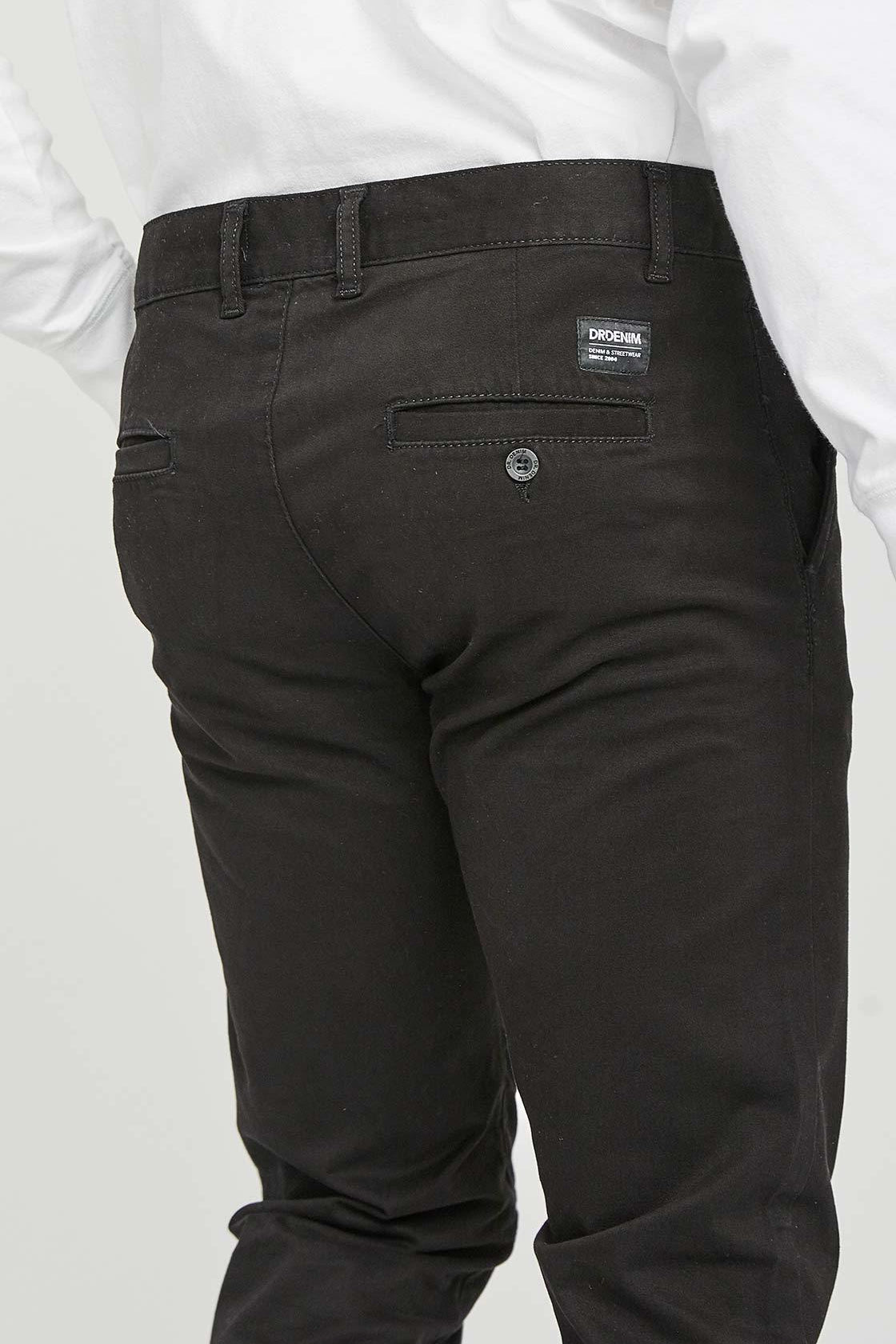 Clark Chino Black - Dr Denim Jeans - Australia & NZ