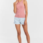 Bianca Singlet Rose Blush - Dr Denim Jeans - Australia & NZ