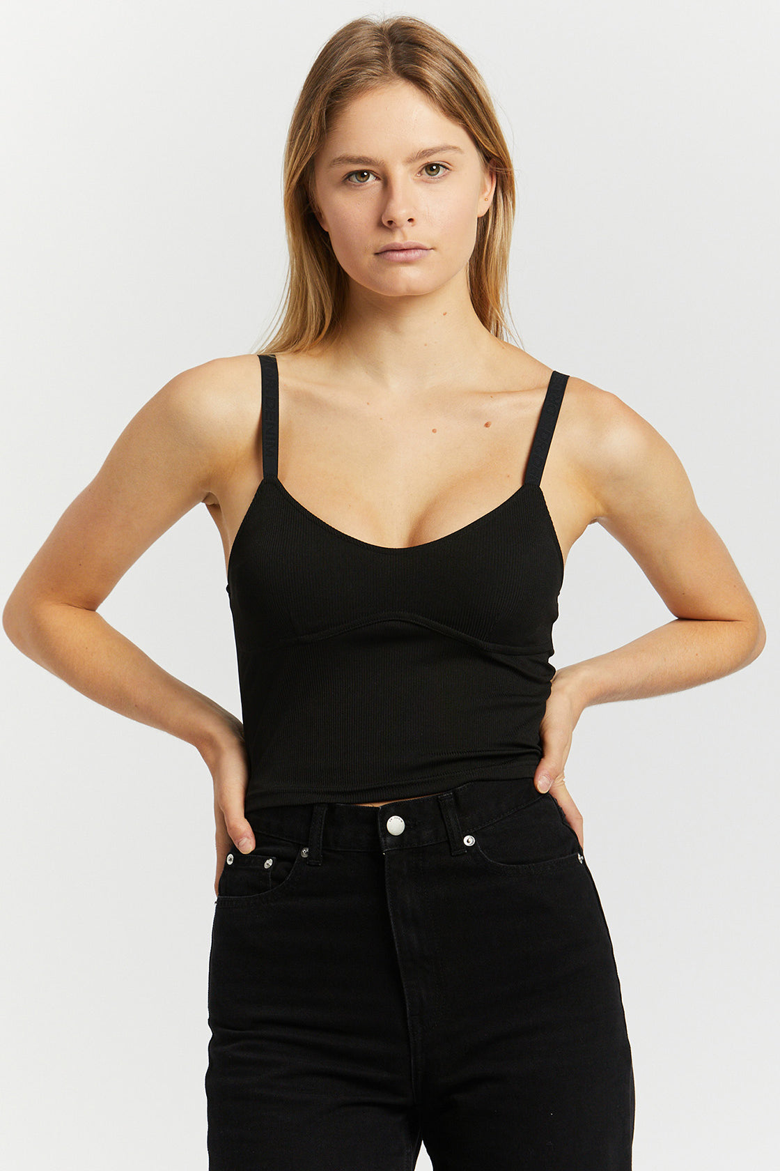 Callie Singlet - Black - Dr Denim Jeans - Australia & NZ