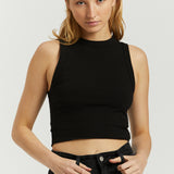 Cora Singlet - Black - Dr Denim Jeans - Australia & NZ