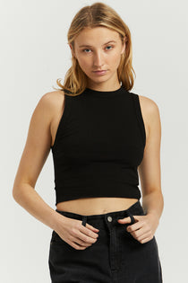 Cora Singlet - Black - Dr Denim Jeans - Australia & NZ