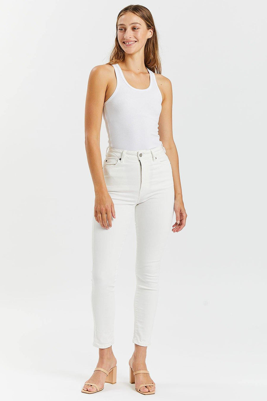 Cropa Cabana Jeans Organic White - Dr Denim Jeans - Australia & NZ