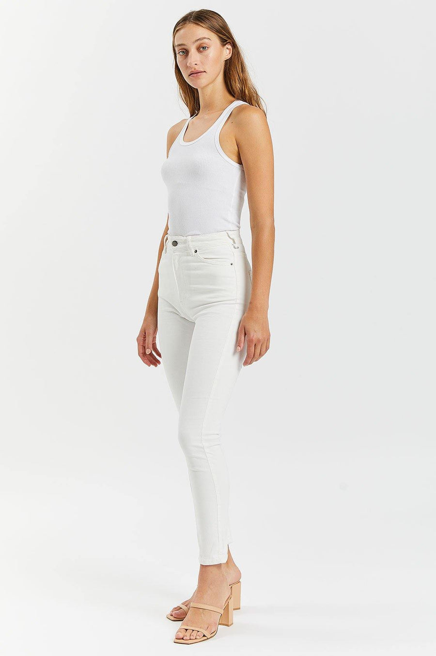 Cropa Cabana Jeans Organic White - Dr Denim Jeans - Australia & NZ