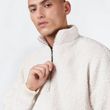 Dario Zip Sweatshirt - Off White - Dr Denim Jeans - Australia & NZ