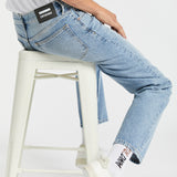 Dash Straight Jeans - Stone Cast Blue