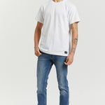 Derek Tee White - Dr Denim Jeans - Australia & NZ