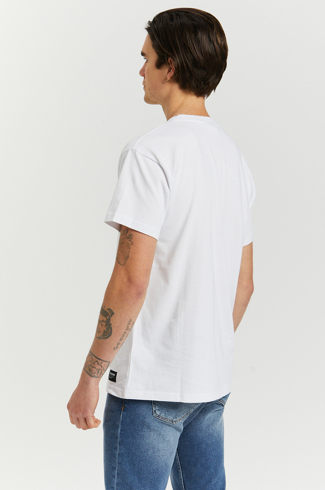 Derek Tee White - Dr Denim Jeans - Australia & NZ