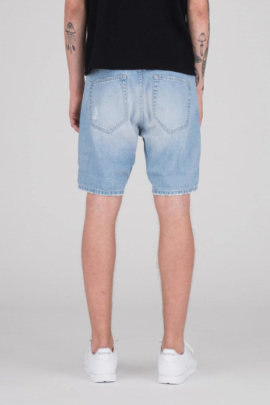 Bay Shorts Light Blue Ripped - Dr Denim Jeans - Australia & NZ