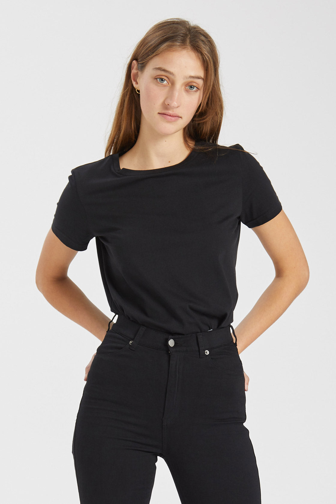 Luna Tee Black - Dr Denim Jeans - Australia & NZ