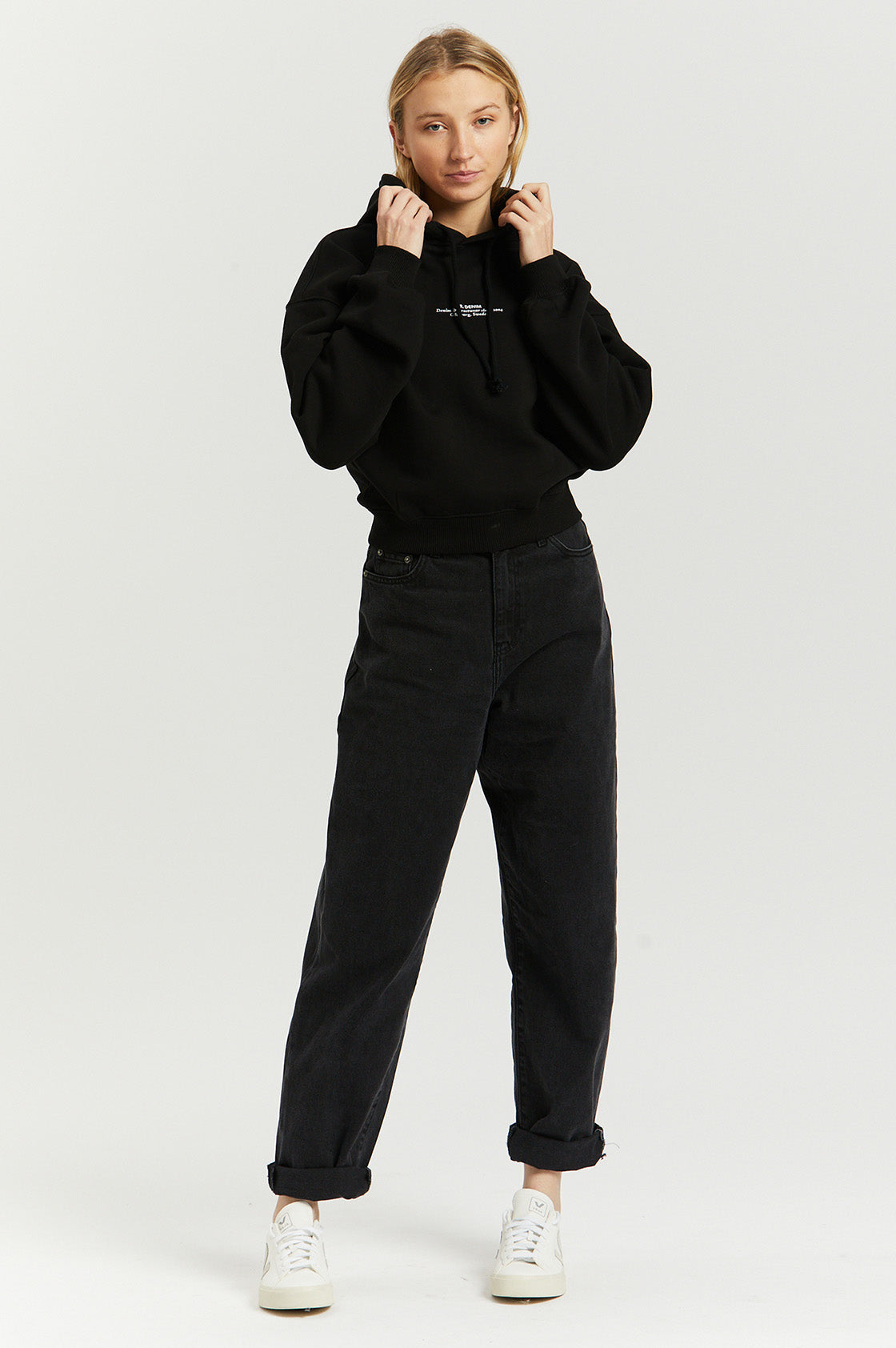 Estrid Hoodie - Black - Dr Denim Jeans - Australia & NZ