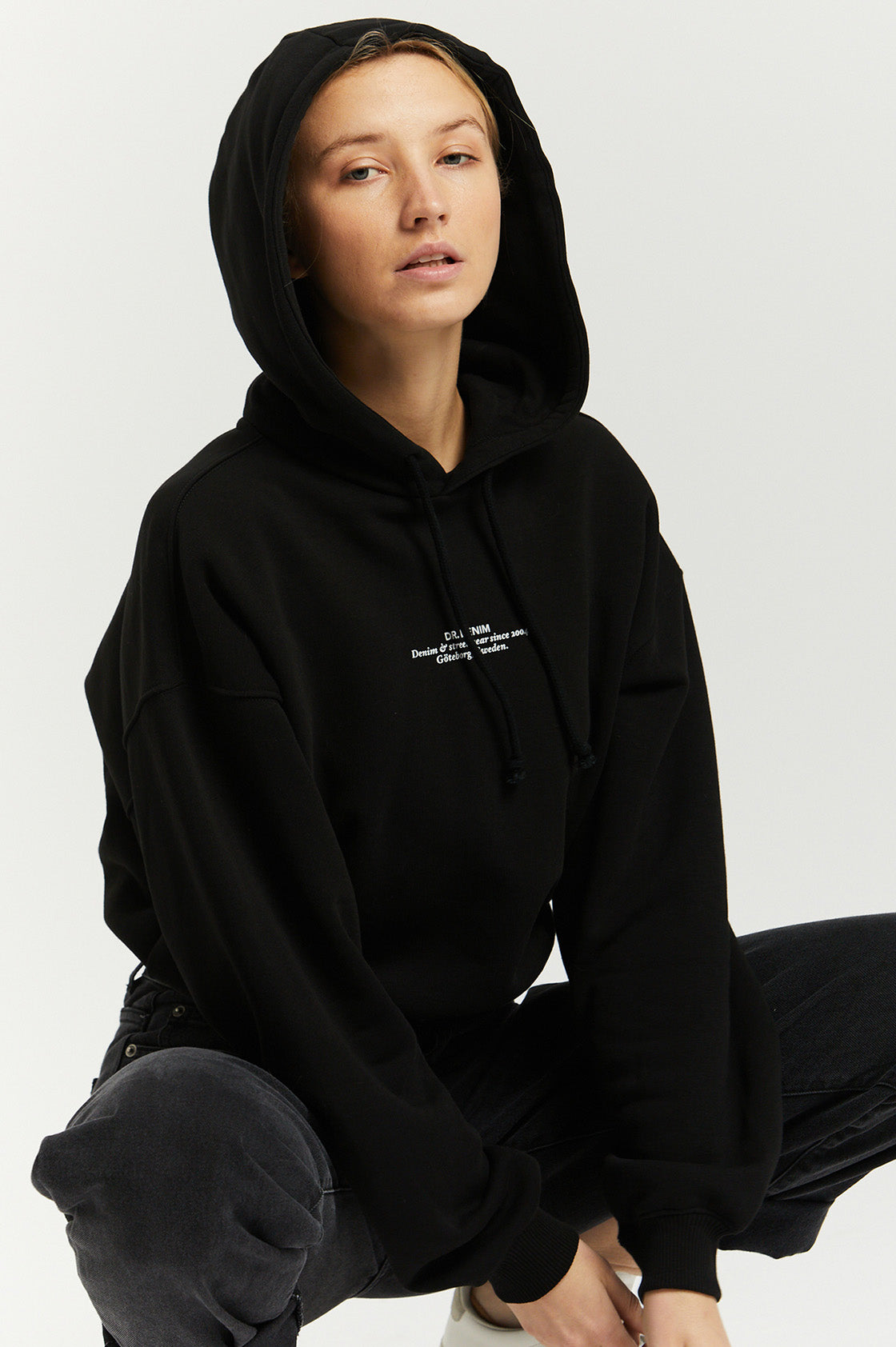 Estrid Hoodie - Black - Dr Denim Jeans - Australia & NZ