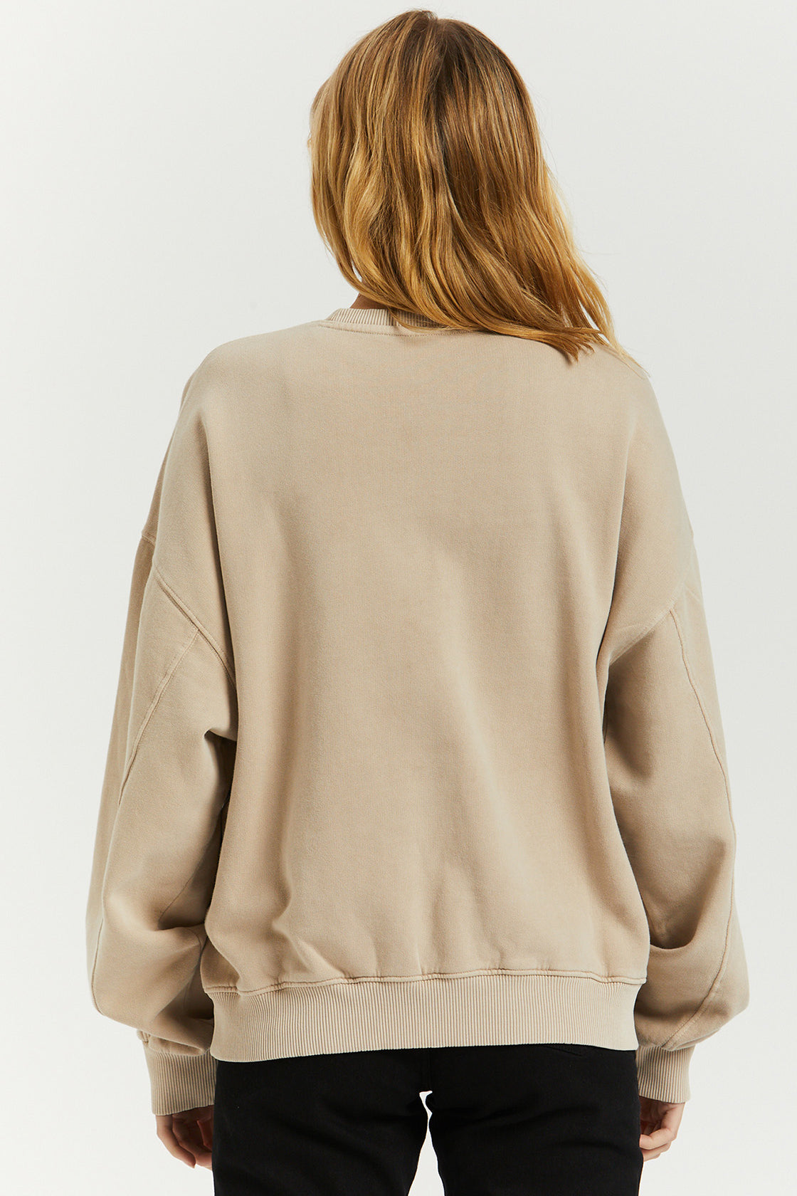 Fergie Sweatshirt - Washed Doe - Dr Denim Jeans - Australia & NZ