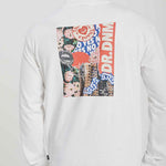 Kane Longsleeve Tee City Life White - Dr Denim Jeans - Australia & NZ