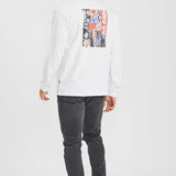 Kane Longsleeve Tee City Life White - Dr Denim Jeans - Australia & NZ