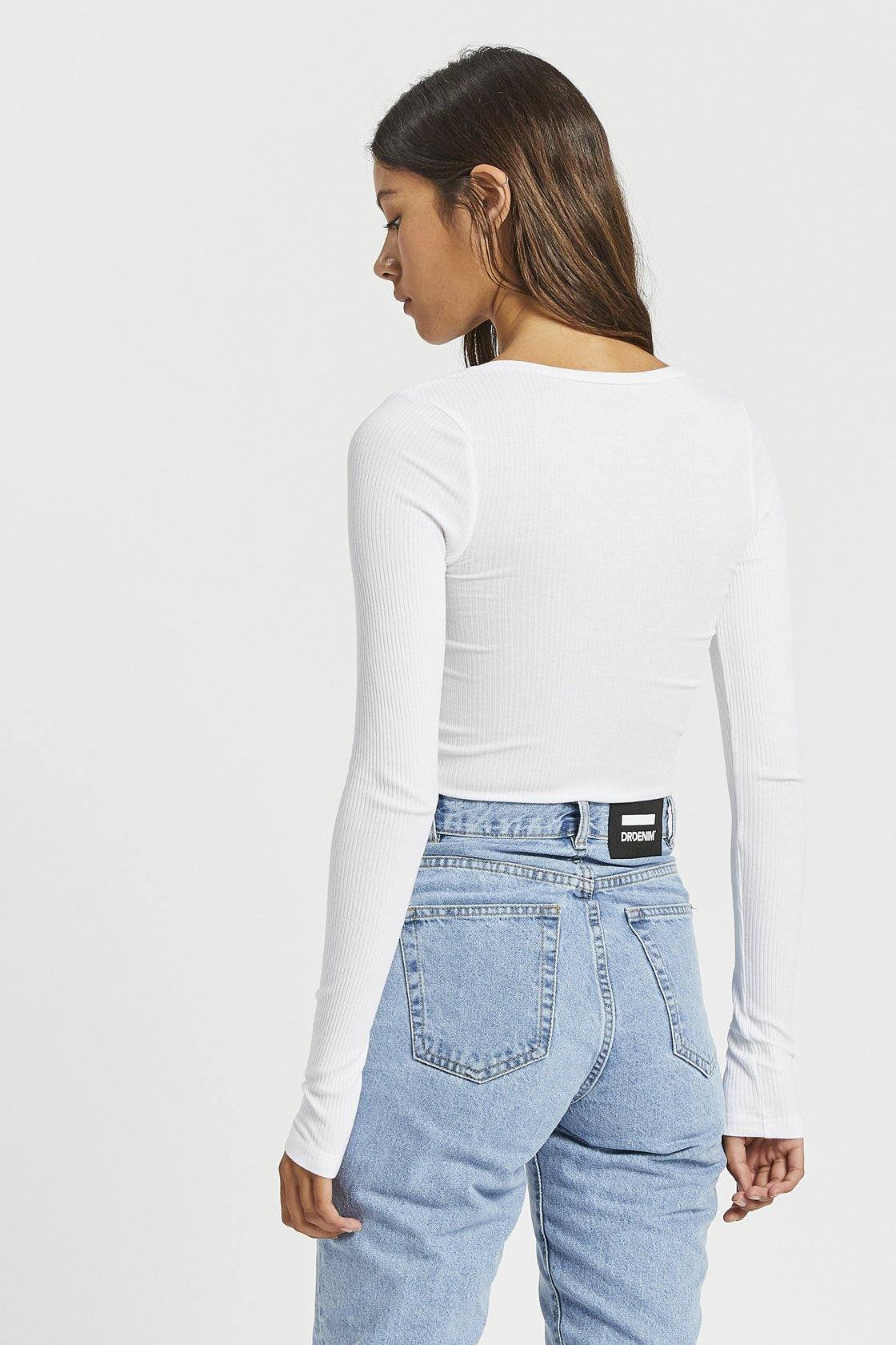 Katy Top - White - Dr Denim Jeans - Australia & NZ