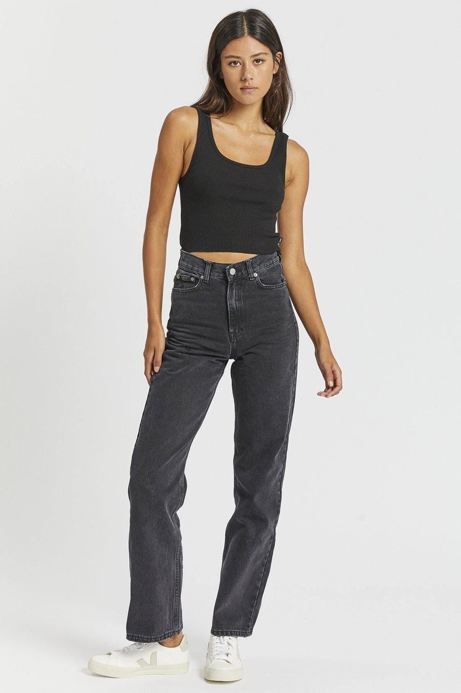 Maxida Top - Black - Dr Denim Jeans - Australia & NZ