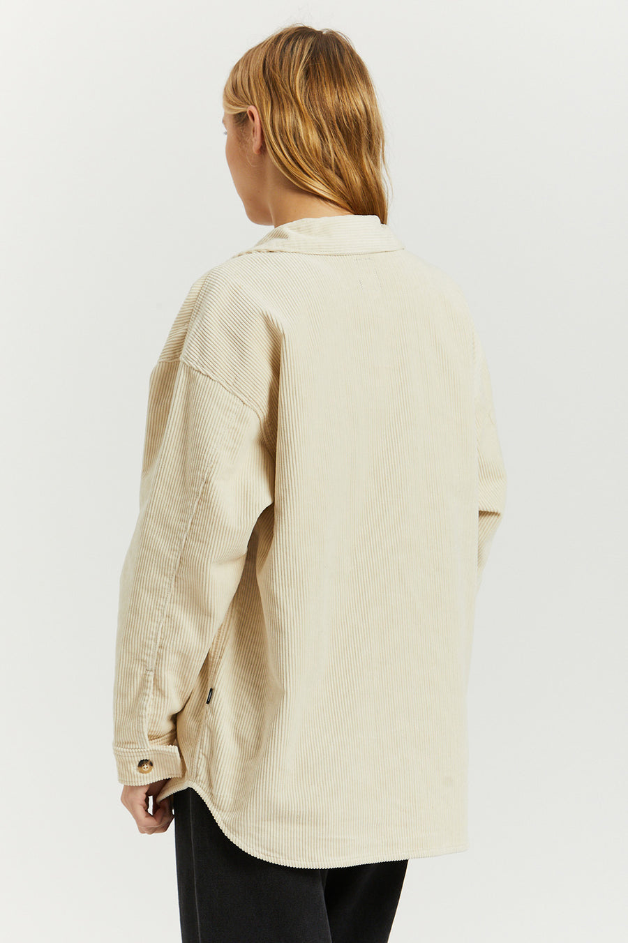Mona Overshirt - Off White Cord - Dr Denim Jeans - Australia & NZ