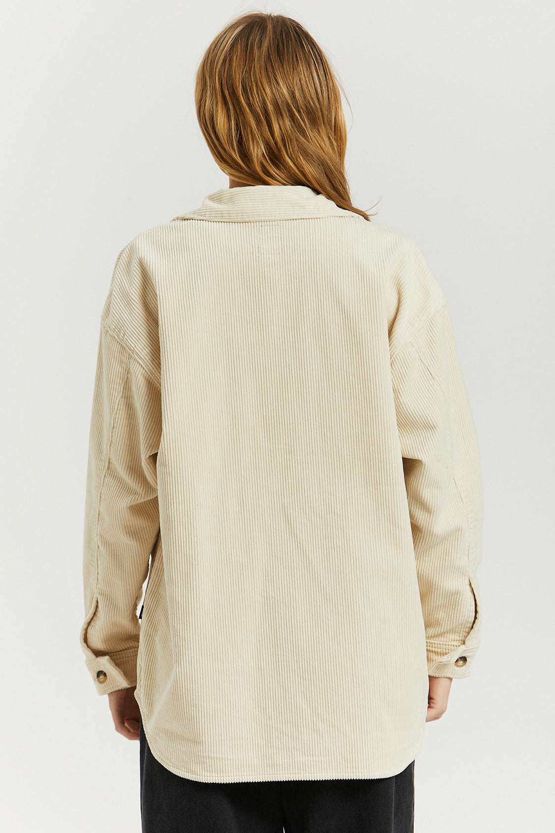 Mona Overshirt - Off White Cord - Dr Denim Jeans - Australia & NZ