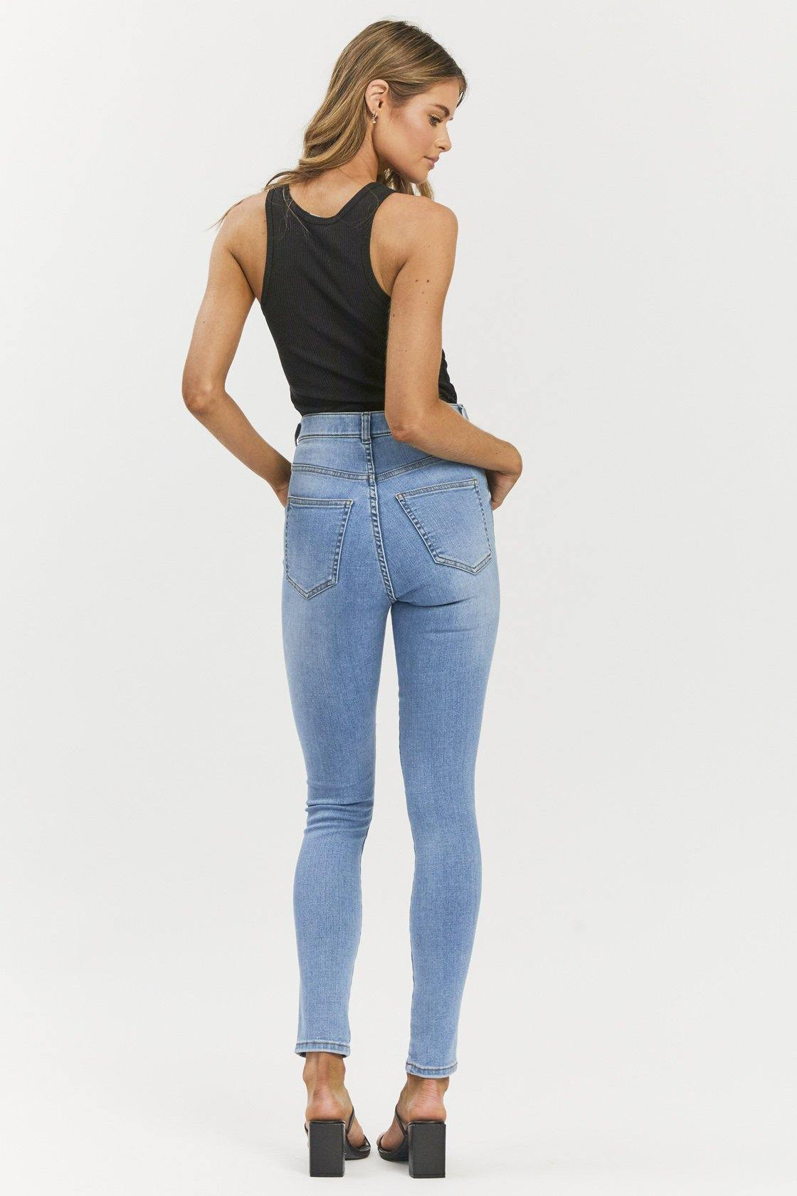 Moxy Jeans - Hurricane Light Blue - Dr Denim Jeans - Australia & NZ